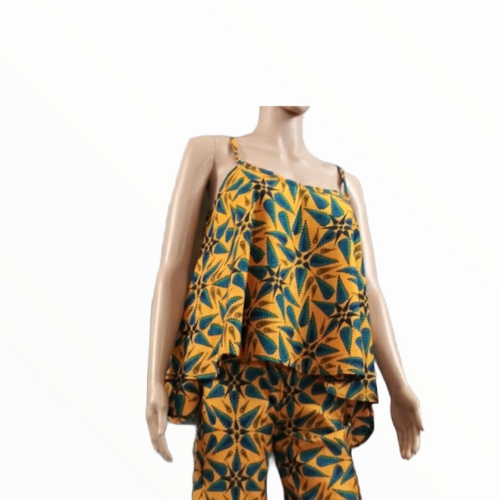 Printed Floral Pant Set - Picture 2 of 3